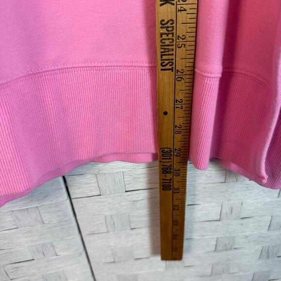 Daily ritual women's sweatshirt cozycore super soft pink comfortable plus size - Picture 7 of 9